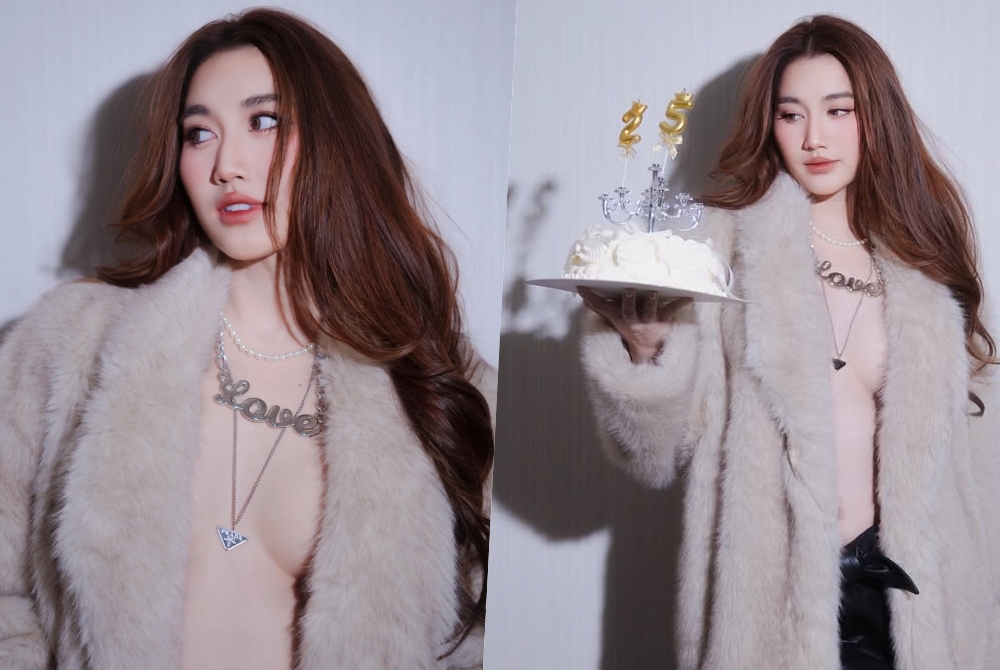 ไอจีลุกเป็นไฟ! “เบสท์ รักษ์วนีย์” โนบราแหวกอกฉลองวันเกิด