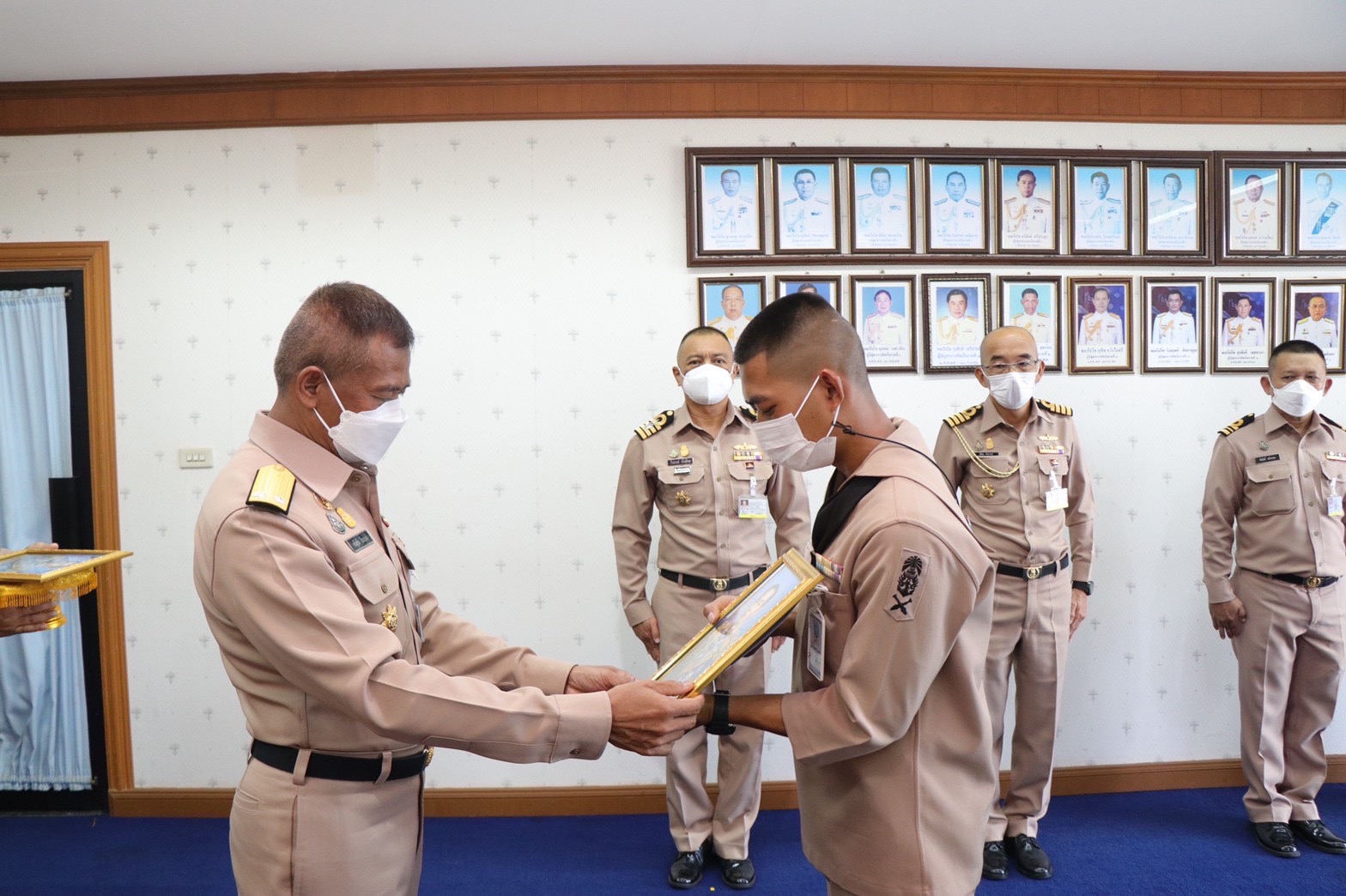ทัพเรือภาคที่ 1 จัดพิธีปลดประจำการทหาร ผลัด 1/64 ความภูมิใจของลูกผู้ชายคือการรับใช้ชาติ 