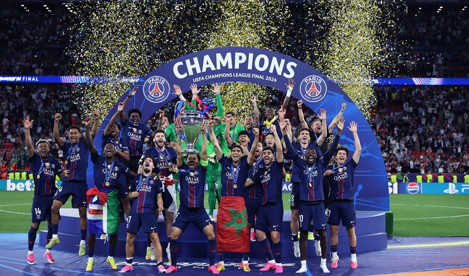 ‘ปืนใหญ่’ ฝันสลาย ‘เปแอสเช’ แม่นเป้าดับโทษ ซิวแชมป์ UCL 2 ปีซ้อน จารึกประวัติศาสตร์เทียบชั้นมาดริด