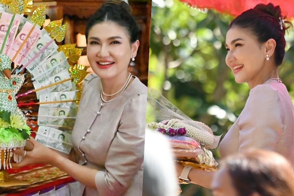 "แอน สิเรียม" เปิดยอดกฐินวัดสิเรียมพุทธาราม 