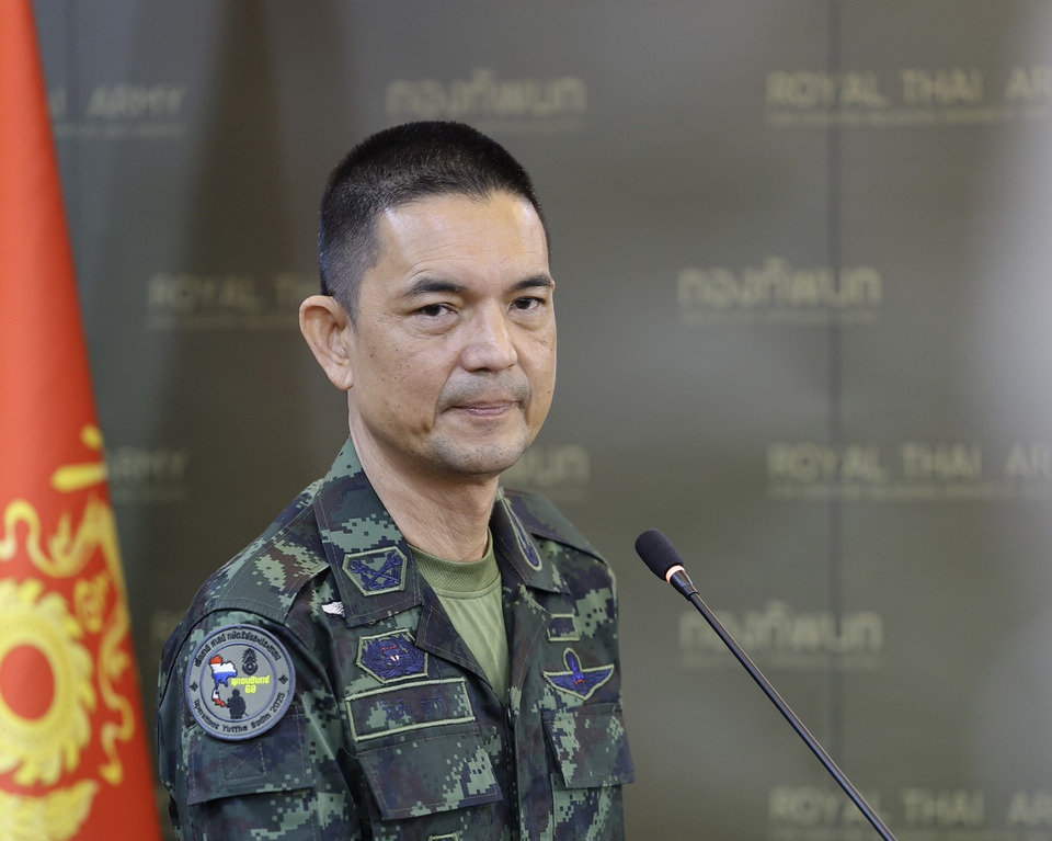 โฆษก ทบ. แถลงพบท่าที 'เขมร' เป็นปรปักษ์เพิ่ม  ยันกองทัพตอบโต้เฉพาะเป้าหมายทางทหาร