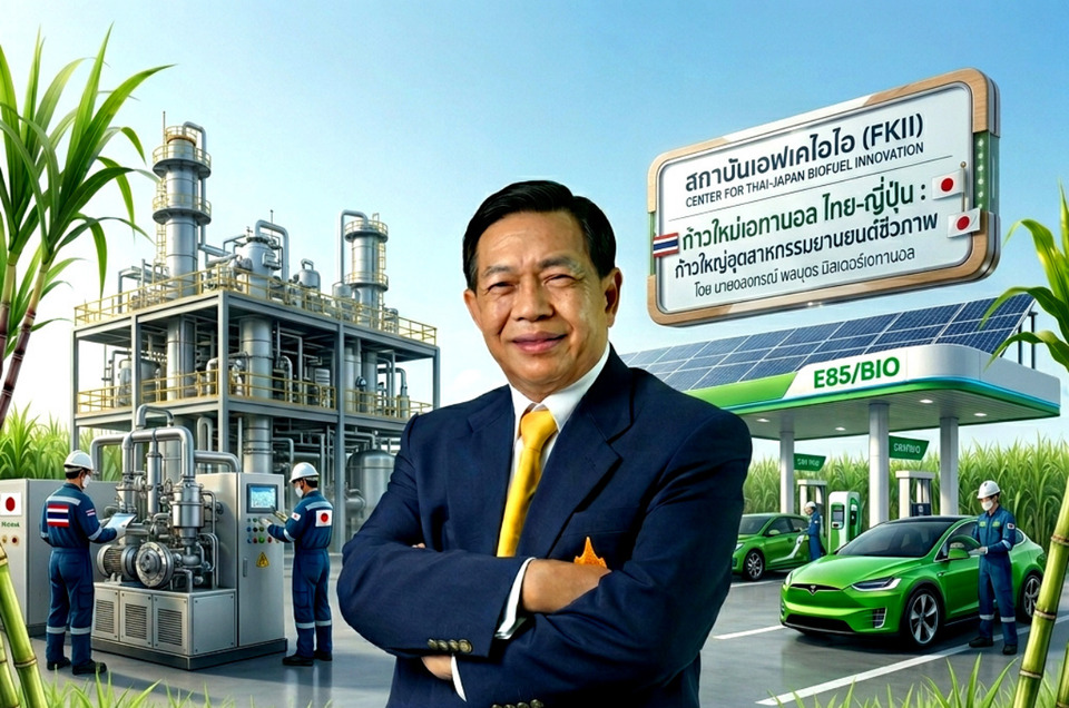 “มิสเตอร์เอทานอล” ชี้ญี่ปุ่นดัน E10-E20 เปิดทางไทยสู่ฮับยานยนต์ชีวภาพโลก