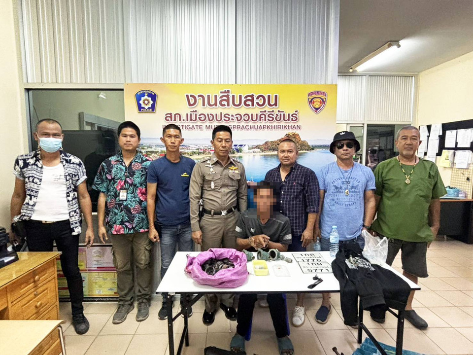 แสบหนัก! จับหนุ่มขี้ยาลักมิเตอร์น้ำทั่วประจวบฯ เผาทำลายหลักฐานก่อนขายเศษทองแดง