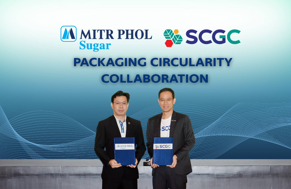 มิตรผลจับมือ SCGC พัฒนาบรรจุภัณฑ์ยั่งยืน ดันรีไซเคิลพลาสติกสู่ระบบปิด ลดคาร์บอนสู่ Net Zero 