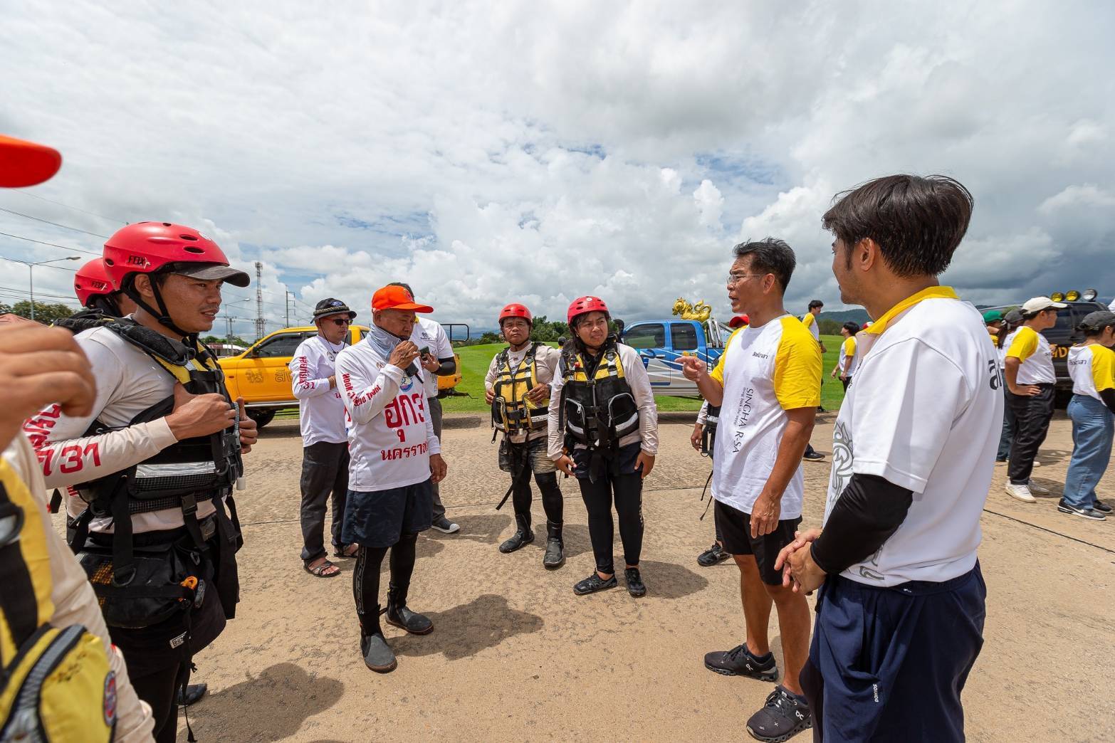 สิงห์อาสา เตรียมพร้อมรับมือน้ำท่วมภาคอีสาน “หนองคาย-บึงกาฬ-นครพนม” ผนึก เครือข่ายกู้ภัย-นักศึกษา รับมือมวลน้ำจากแม่น้ำโขง