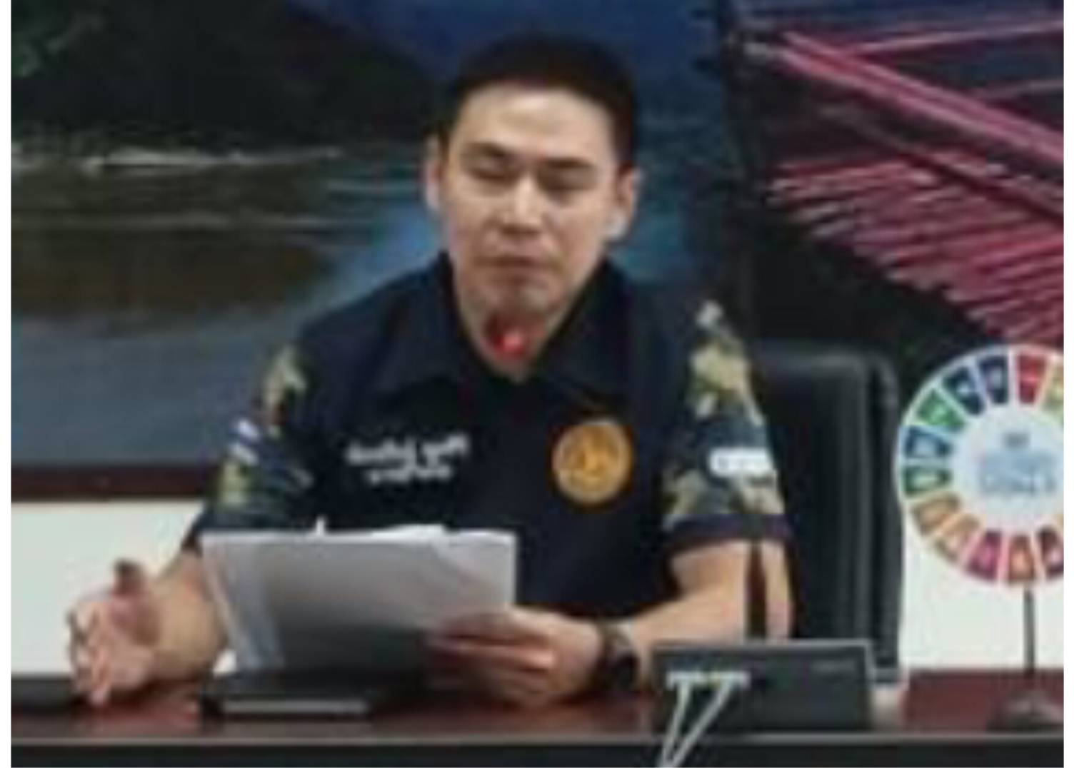 นายอำเภอสบเมย ประชุมเร่งระดมความช่วยเหลือผู้ประสบอุทกภัย