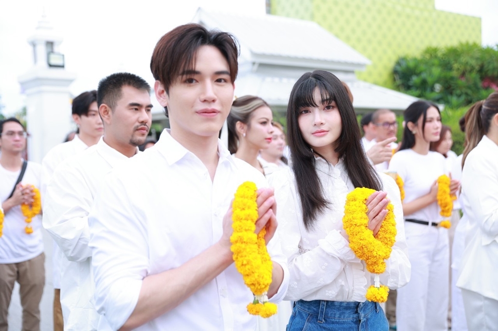 บวงสรวงเปิดกล้อง “ENDPRESSO ปณิธานหวานน้อย” พร้อมเปิดตัวพระนางเคมีใหม่ “นิว-เมเบิ้ล” 