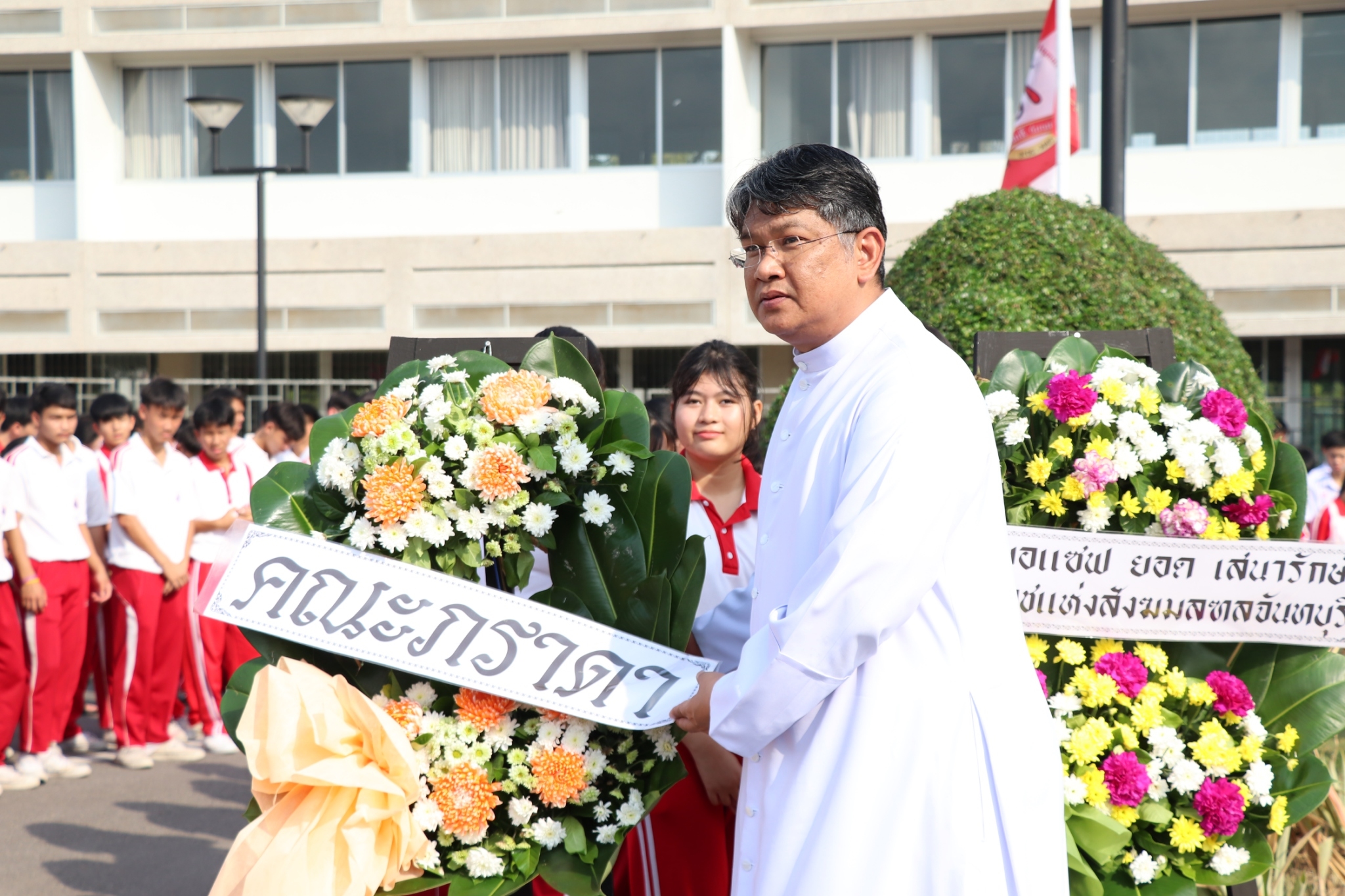 อัสสัมชัญศรีราชา ประกอบพิธีขอบพระคุณภราดาเทโอฟาน  ผู้ก่อตั้งโรงเรียน