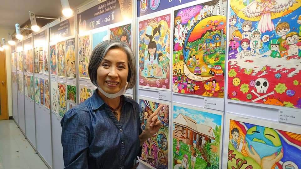 ราชวิทยาลัยกุมารแพทย์ฯ มอบรางวัลเยาวชนประกวดภาพวาด รณรงค์อยู่บ้านป้องกันโควิด-19 