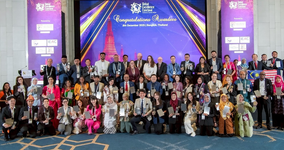 วิทยาลัยการศึกษาตลอดชีวิต มช. คว้า 2 รางวัลจากเวทีระดับเอเชีย Asian Education Award 2025