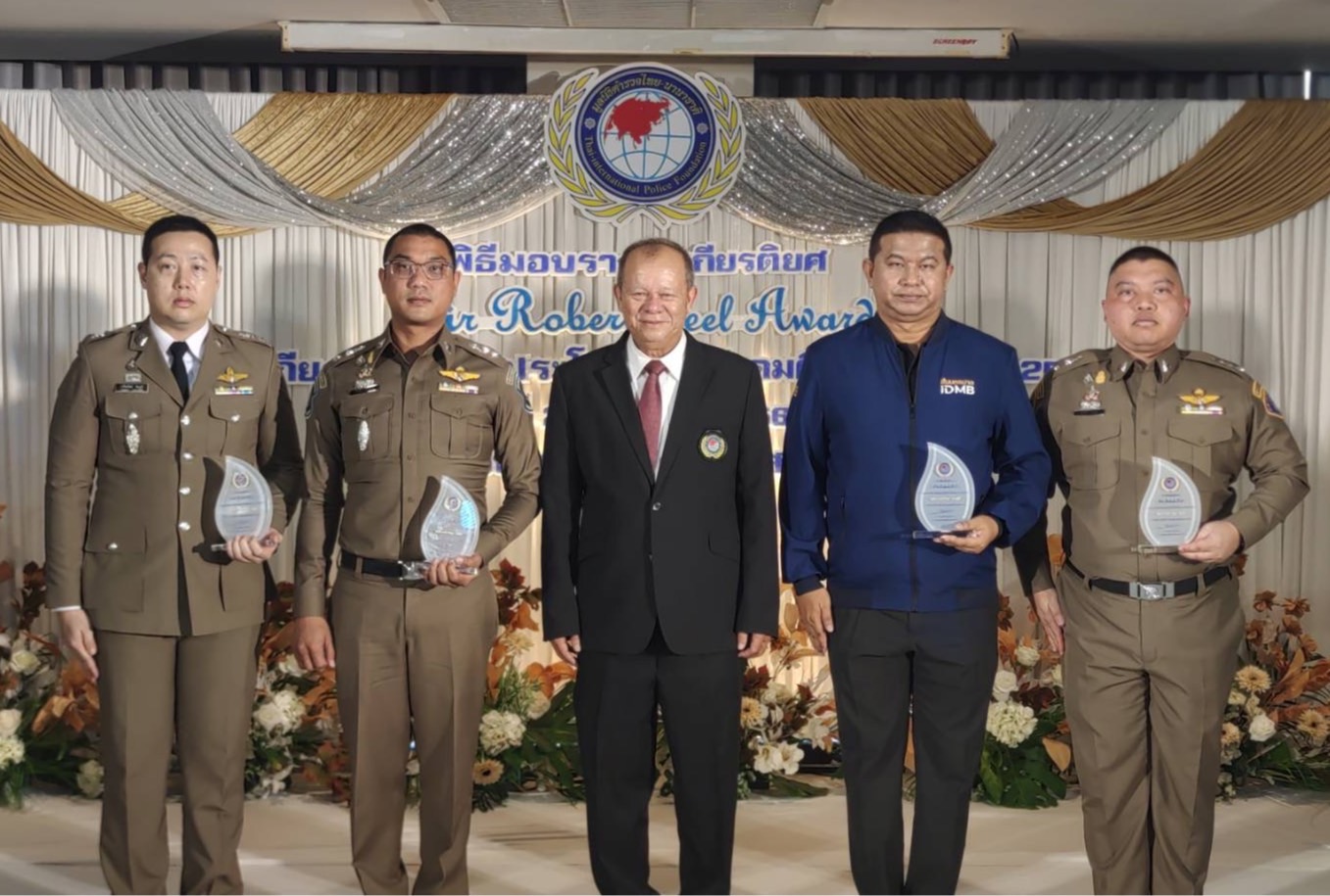 "ผู้การจ๋อ" รับโล่เกียรติยศ  Sir Robert Peel Award ประจำปี 2566 จาก มูลนิธิตำรวจไทย-นานาชาติ