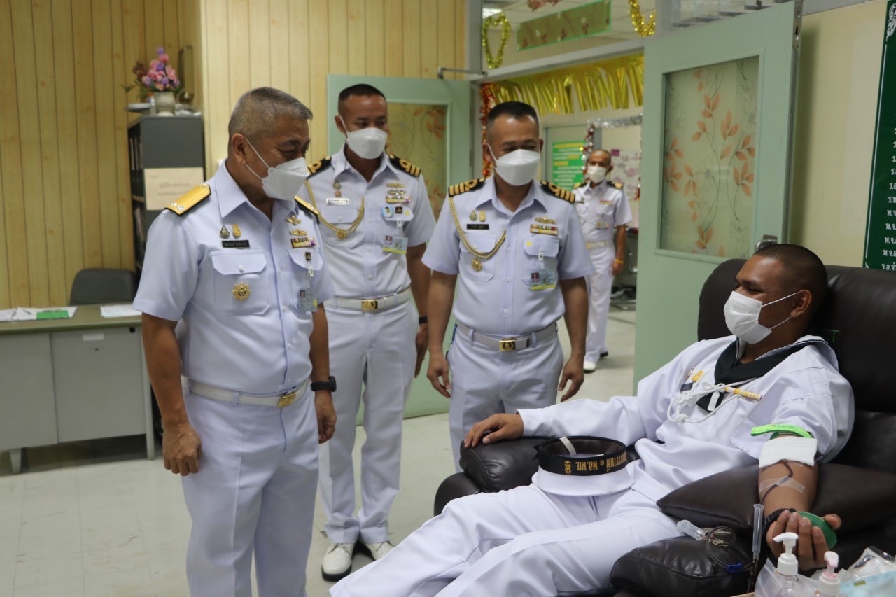 ทัพเรือภาคที่ 1 ร่วมบริจาคโลหิต วันสดุดีวีรชนกองทัพเรือ 