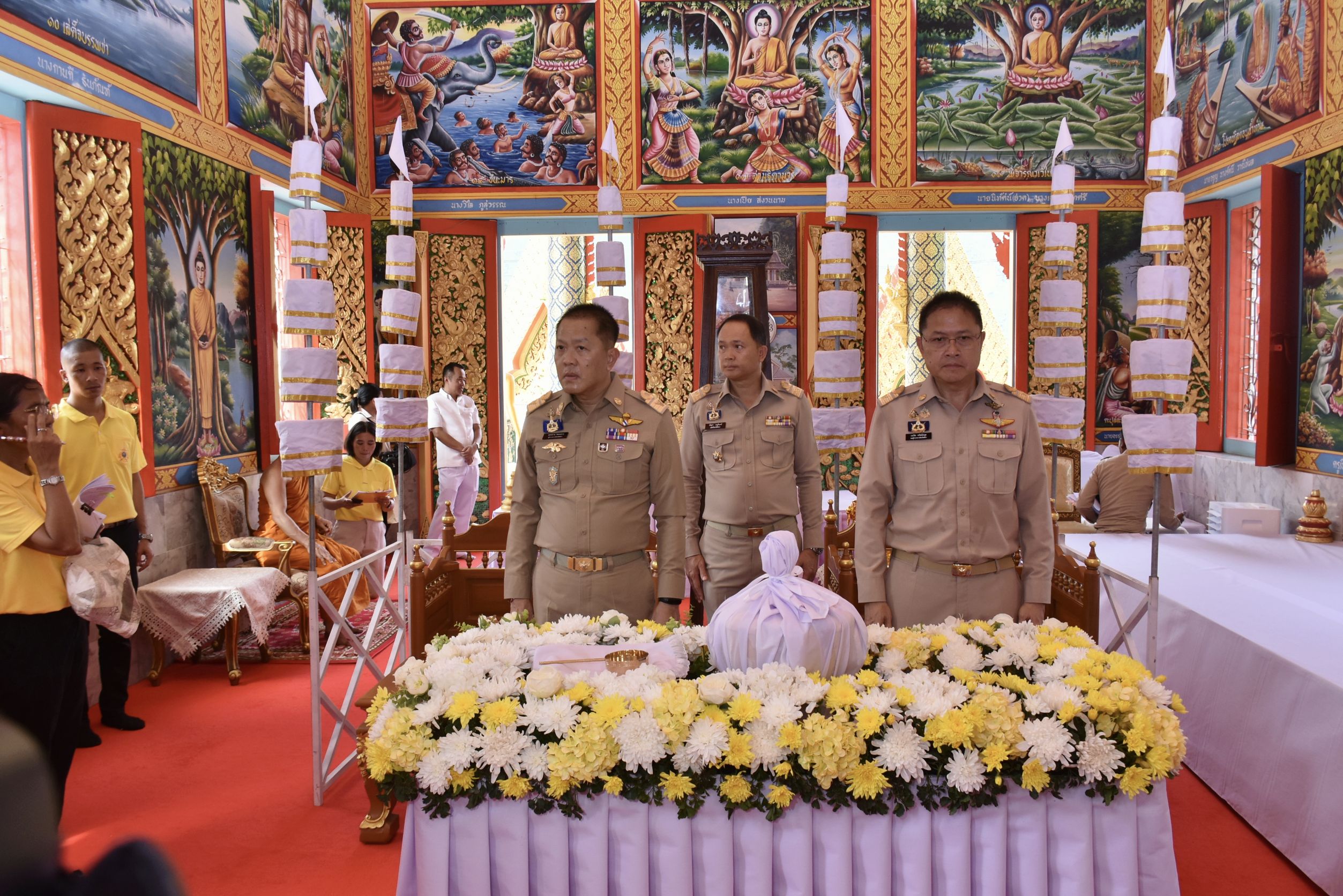 จังหวัดพังงา ซ้อมเสมือนจริงพิธีพลีกรรมตักน้ำจากแหล่งน้ำศักดิ์สิทธิ์ เพื่อจัดทำน้ำพระพุทธมนต์ศักดิ์สิทธิ์ 