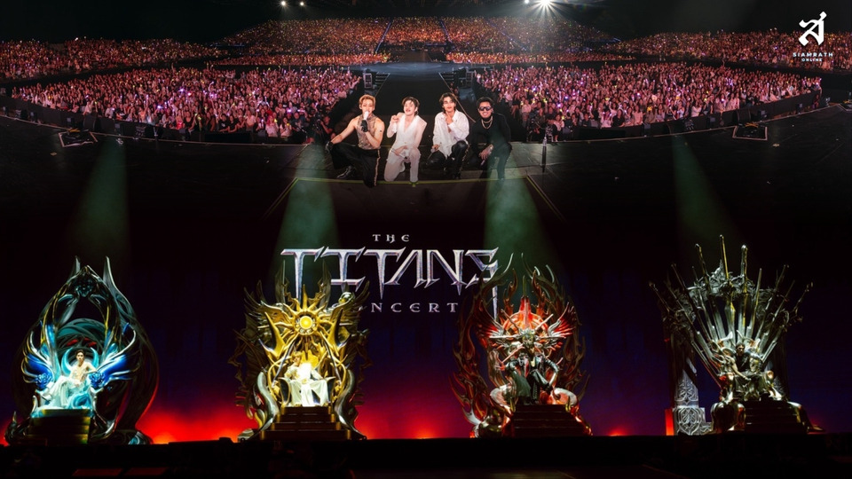 THE TITANS CONCERT สร้างปรากฏการณ์แห่งปี “BAMBAM–JEFF–PP KRIT–TIMETHAI” ครองเทรนด์โลก X