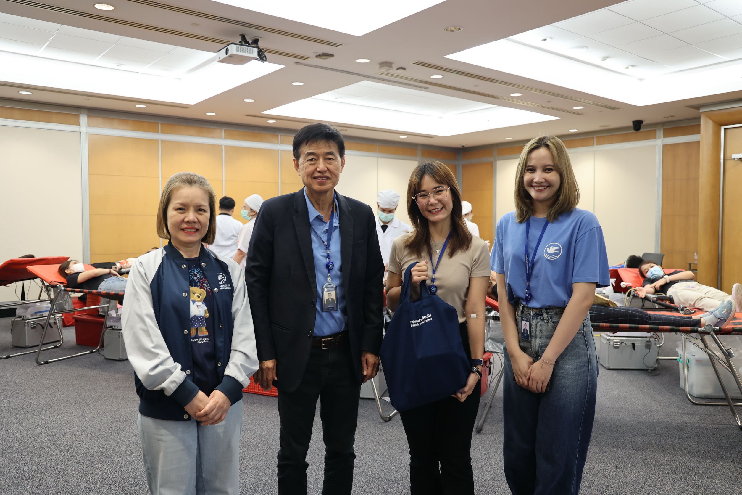 กรุงเทพประกันภัยจัดกิจกรรมบริจาคโลหิต บริจาคอวัยวะและดวงตาให้แก่สภากาชาดไทยอย่างต่อเนื่อง 