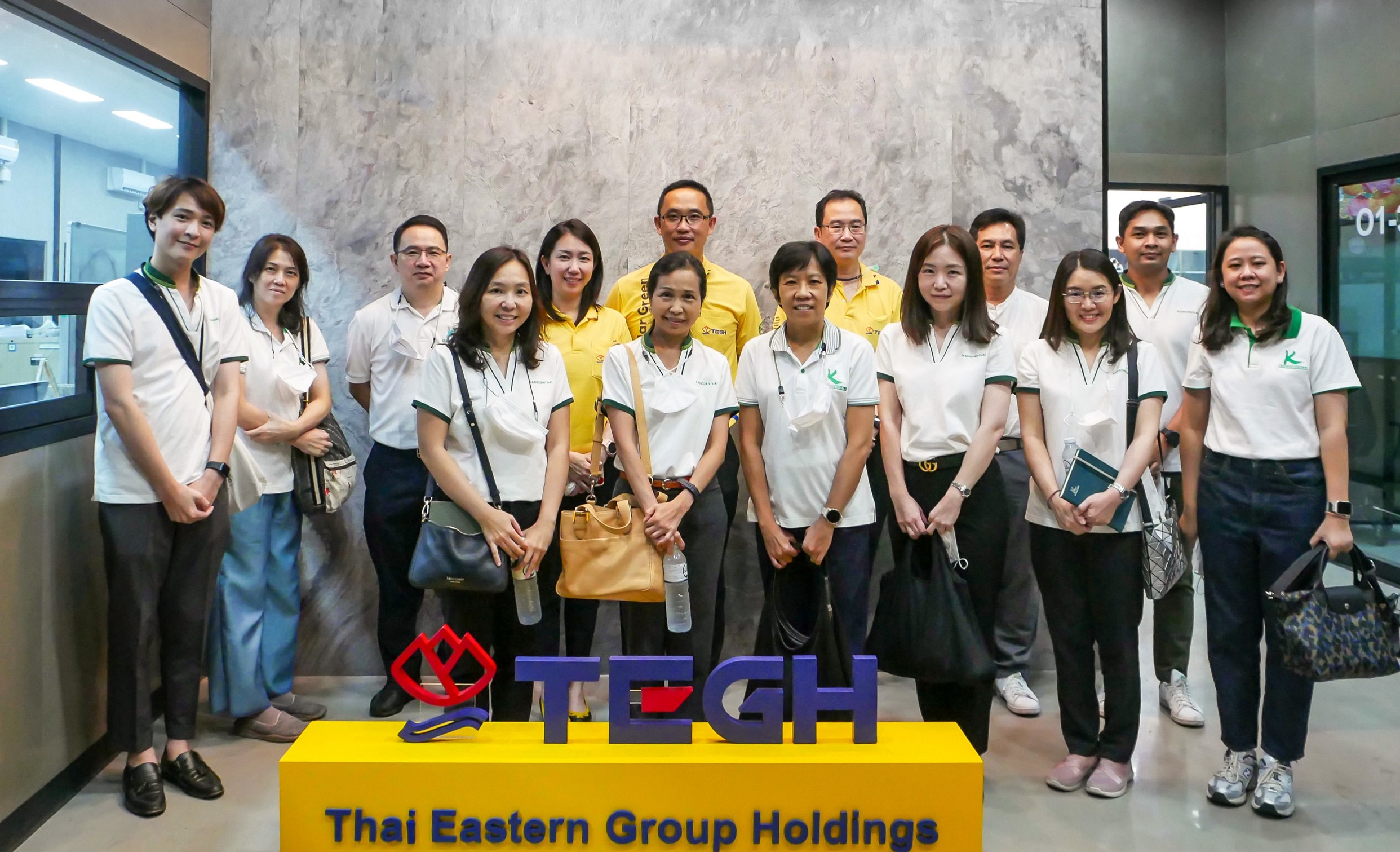 TEGH ต้อนรับคณะผู้บริหารแบงก์กสิกรไทยเยี่ยมชมกิจการและกระบวนการผลิต