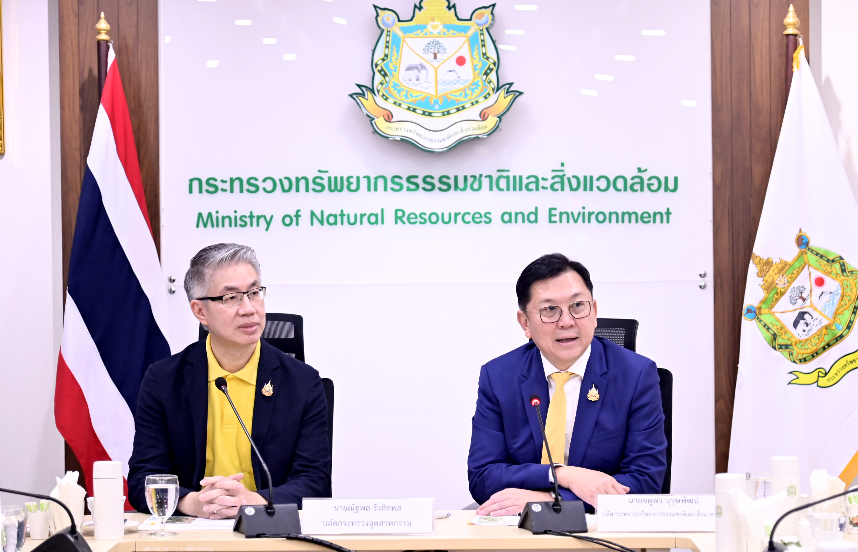 2 ปลัด ก.อุตฯ-ก.ทรัพย์ฯ วางแนวทางจัดการปัญหาสารเคมีรั่วไหลทุกพื้นที่อย่างเป็นรูปธรรม