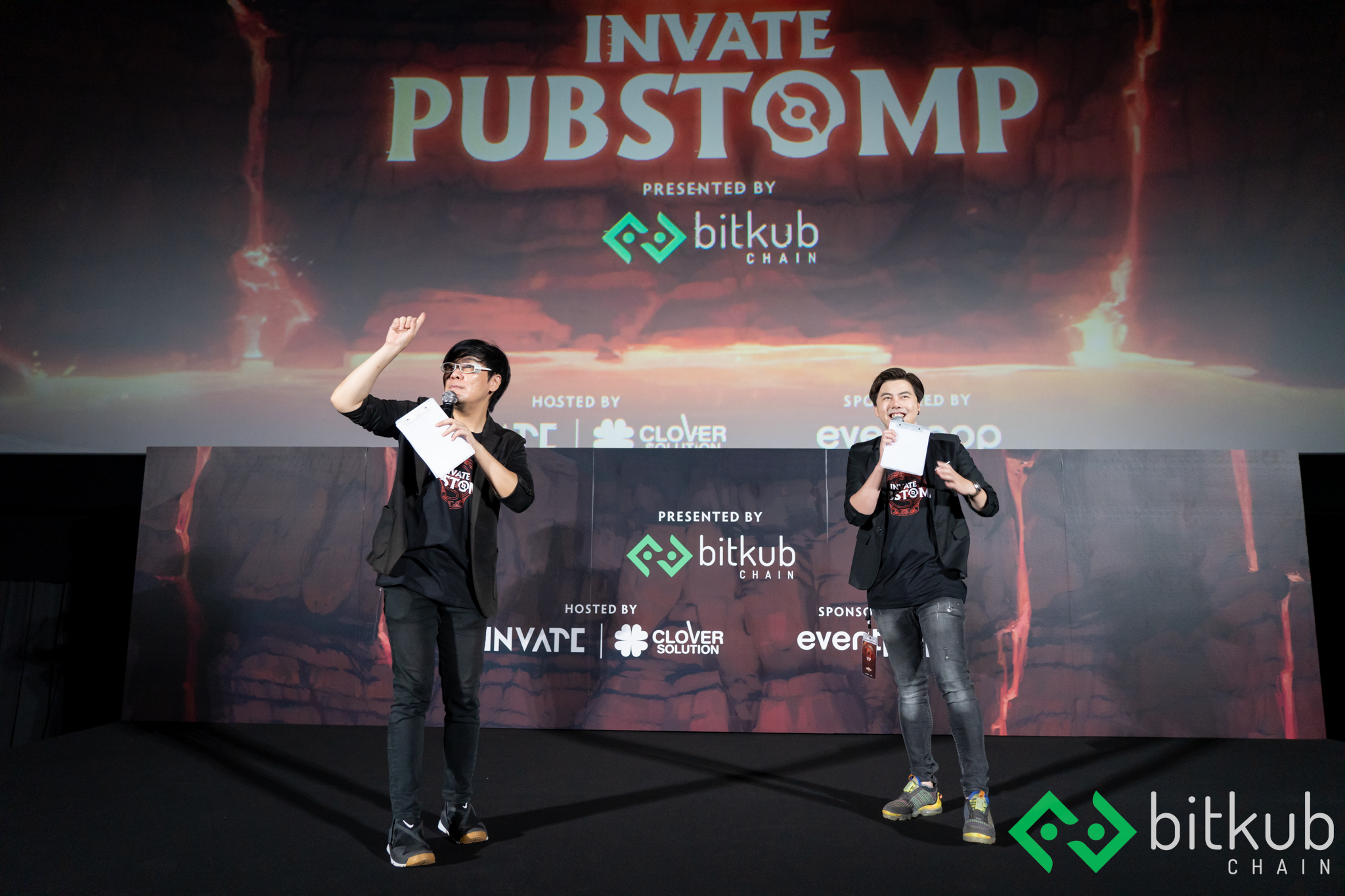 จบไปแล้วกับงาน Invate Pubstomp 2022 Presented by Bitkub Chain