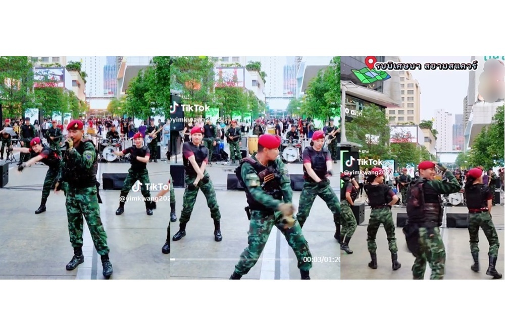 โดนใจเลย! พี่ๆทหาร เปิดมินิคอนเสิร์ต เกาหลี เกาใจ กลางสยามสแควร์