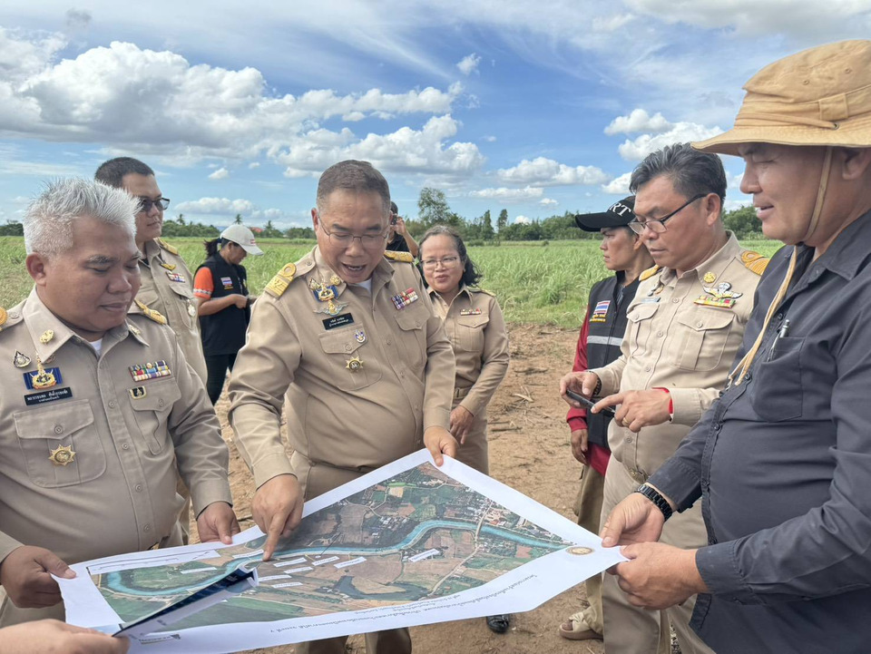 สำรวจด่วนก่อนฤดูฝน ผู้ว่าฯ ชัยภูมิเล็งสร้างพนังกั้นแม่น้ำชี ลดเสี่ยงน้ำท่วมหลายหมื่นไร่ 