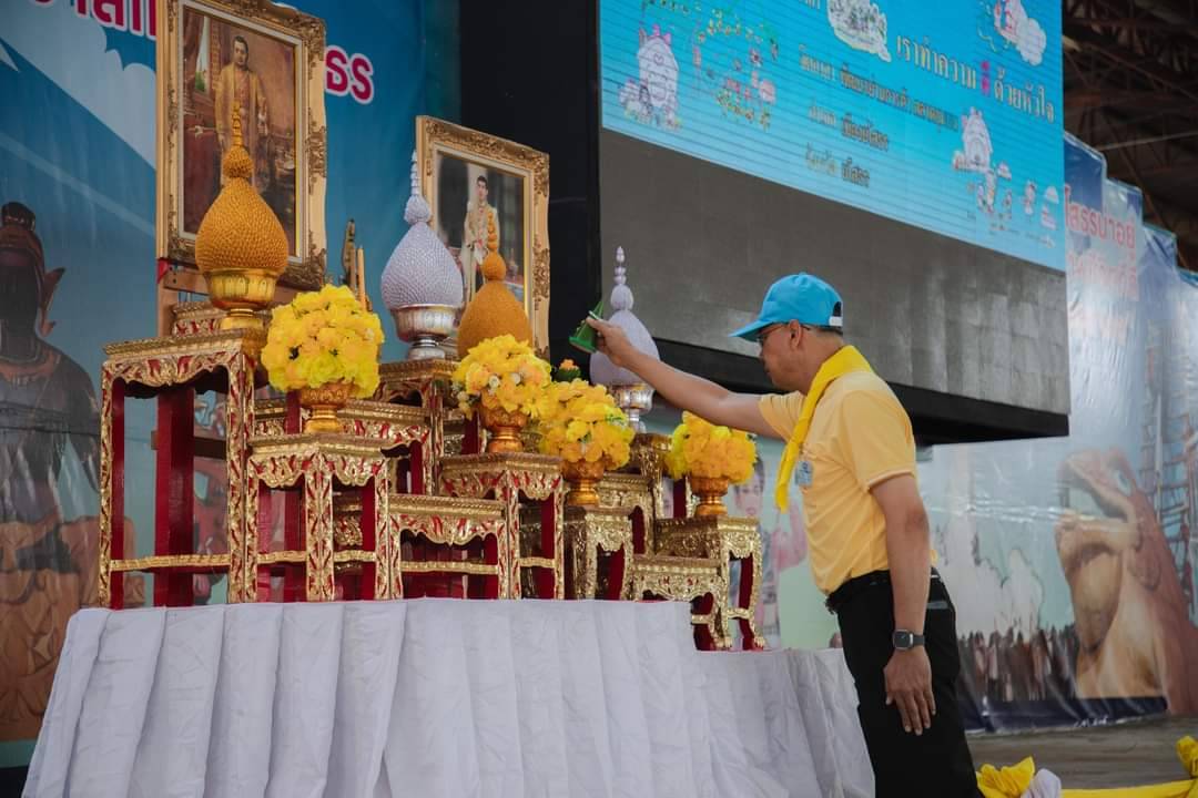 พ่อเมืองบั้งไฟนำจิตอาสาพัฒนาเนื่องในโอกาสวันที่ระลึกพระบาทสมเด็จพระนั่งเกล้าเจ้าอยู่หัว