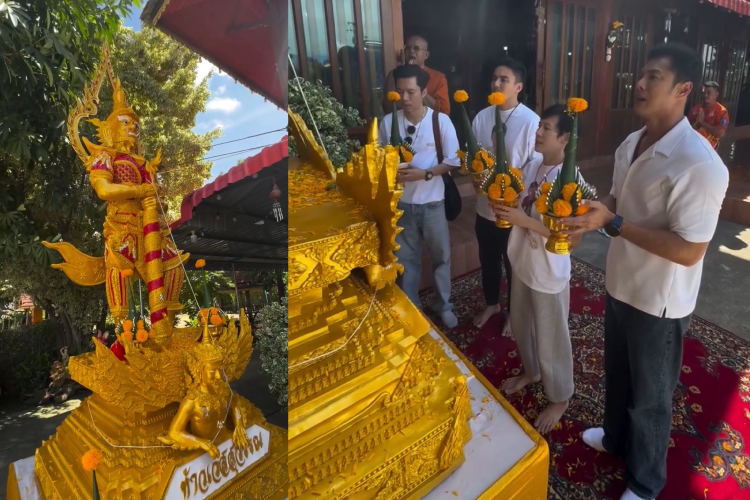 ไม่จัดงานใหญ่ แต่จัดบุญใหญ่! “บุ้ง ใบหยก” รวมพลังศรัทธาสร้างท้าวเวสฯ เนื่องในวันเกิด
