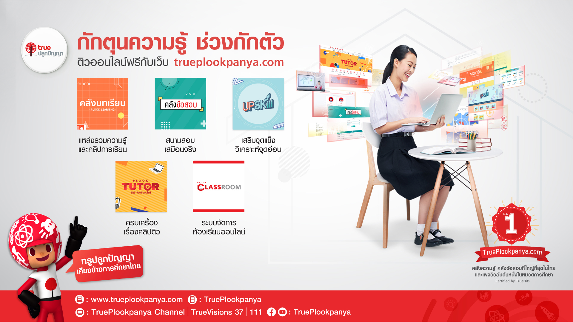 ทรูปลูกปัญญา เคียงข้างน้องๆ และการศึกษาไทย แม้ในยามวิกฤตโควิด-19