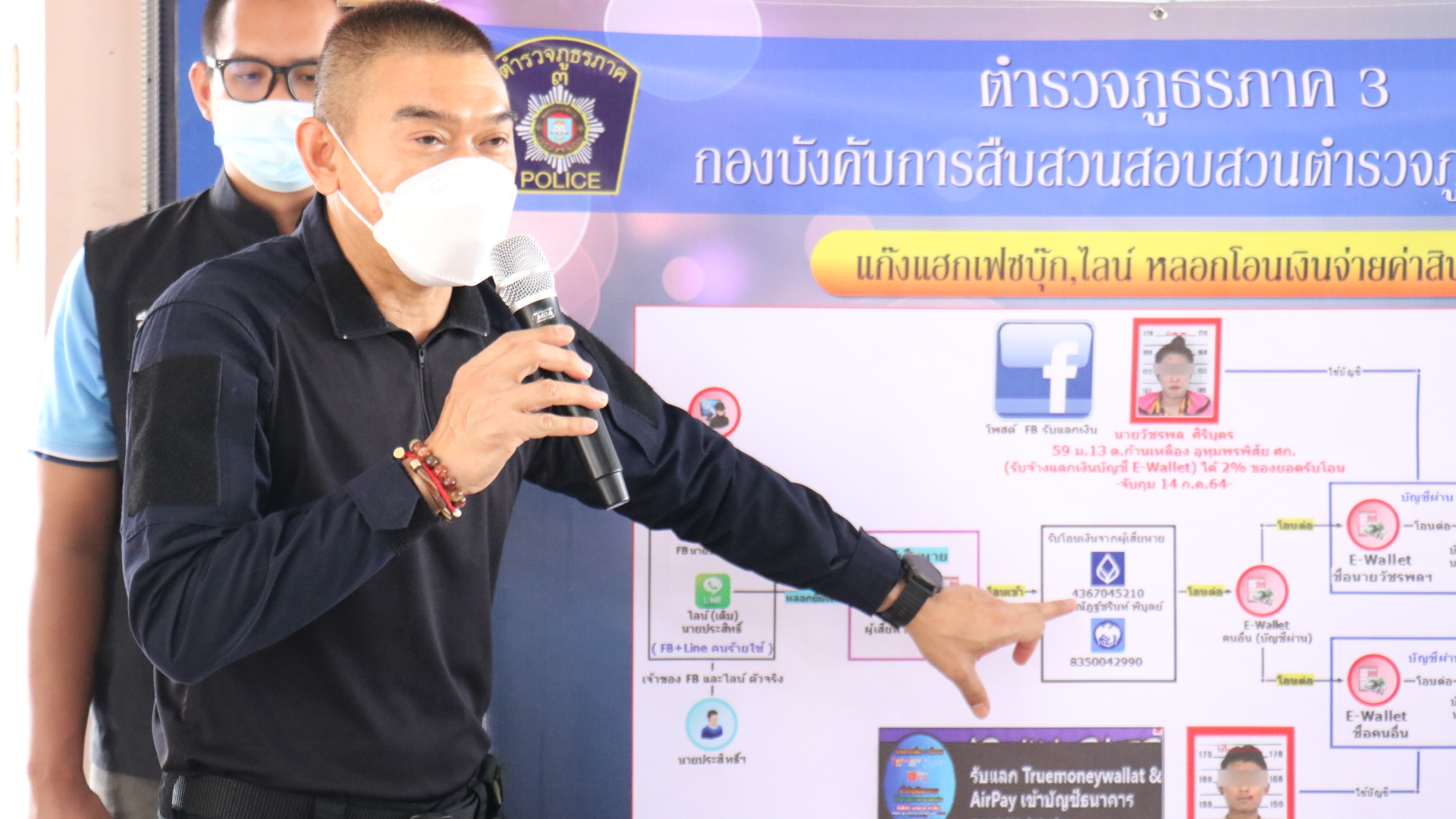 ตำรวจภาค 3 รวบเครือข่ายแฮกเกอร์เฟซบุ๊ก–ไลน์ หลอกเหยื่อโอนเงิน