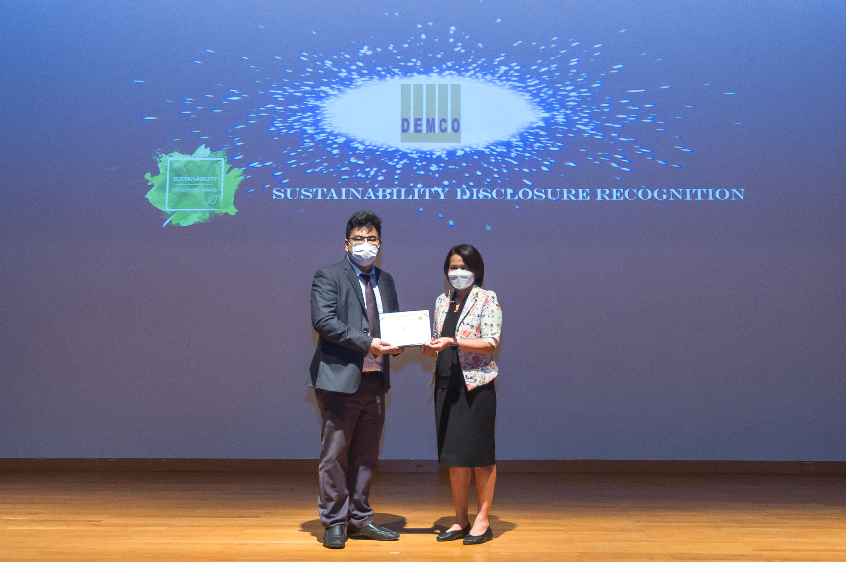 “DEMCO” รับรางวัล Sustainability Disclosure Recognition
