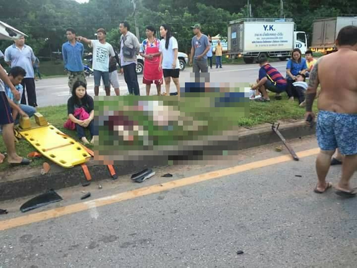 เขาฉกรรจ์! รถตู้หลับในข้ามเลนชนกระบะตาย 6 ราย เจ็บอื้อ