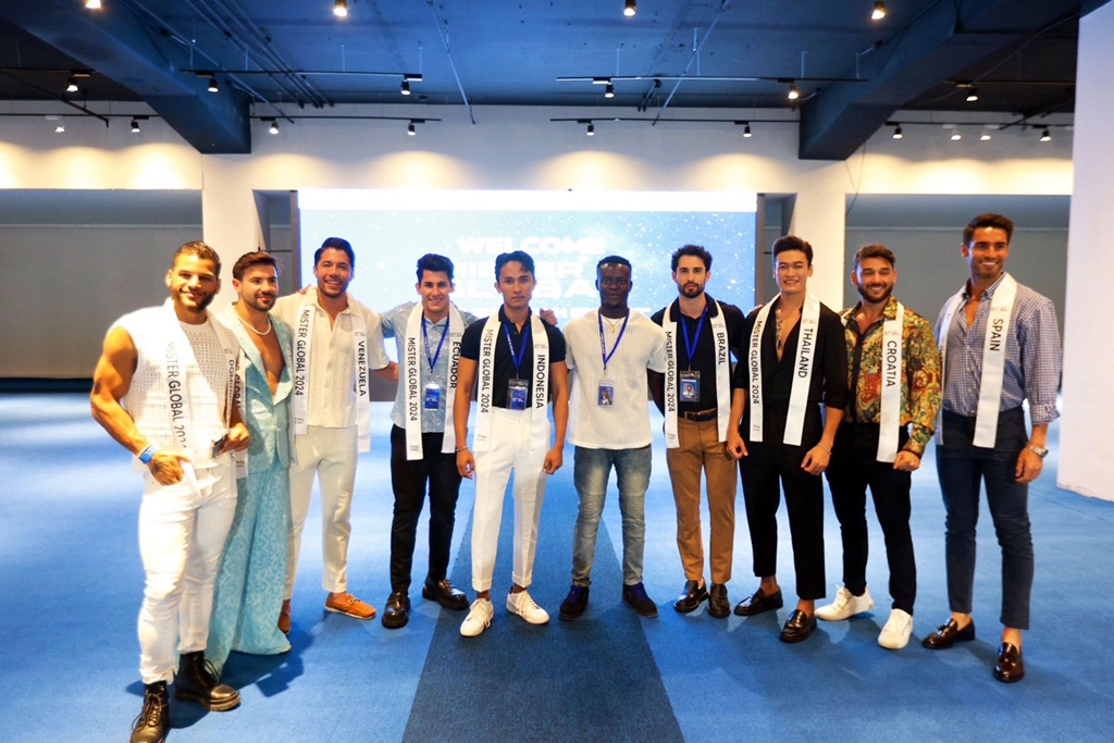 “บลูพอร์ต” เปิดบ้านรับหนุ่มหล่อผู้เข้าประกวด Mister Global 2024 เก็บตัวที่หัวหิน