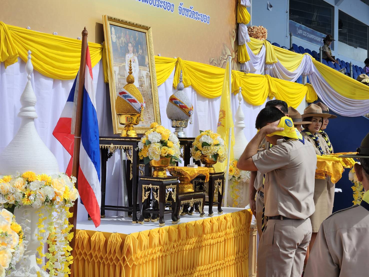 จ.ระยอง จัดพิธีทบทวนคำปฏิญาณและสวนสนาม เนื่องในวันคล้ายวันสถาปนาคณะลูกเสือแห่งชาติ
