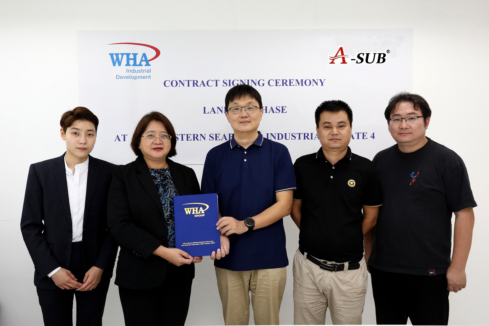 เอ-ซับส์ ลงนามซื้อที่ดินสร้างโรงงานที่นิคมอุตสาหกรรมดับบลิวเอชเอ อีสเทิร์นซีบอร์ด 4