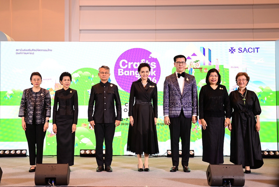 "ศุภจี" นำ SACIT ดันงานคราฟต์ไทยสู่เวทีโลก เปิด "Crafts Bangkok 2026" คาดเงินสะพัดกว่า 150 ล้าน ณ ศูนย์ประชุมสิริกิติ์
