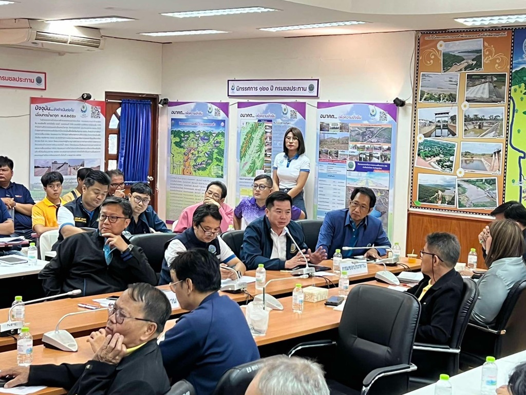 ชป.-อปท. ร่วมประชุมหาแนวทางแก้ปัญหาการระบายน้ำสู่แม่น้ำน่าน-ภัยแล้ง พื้นที่ 3 อำเภอ