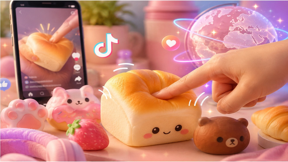 จิ้มแล้วฟิน! “สกุชชี่” คัมแบ็ก 2026 ไอเทมฮีลใจวัยทำงาน ยึดฟีด TikTok กระแสไวรัลแรงทั่วโลก