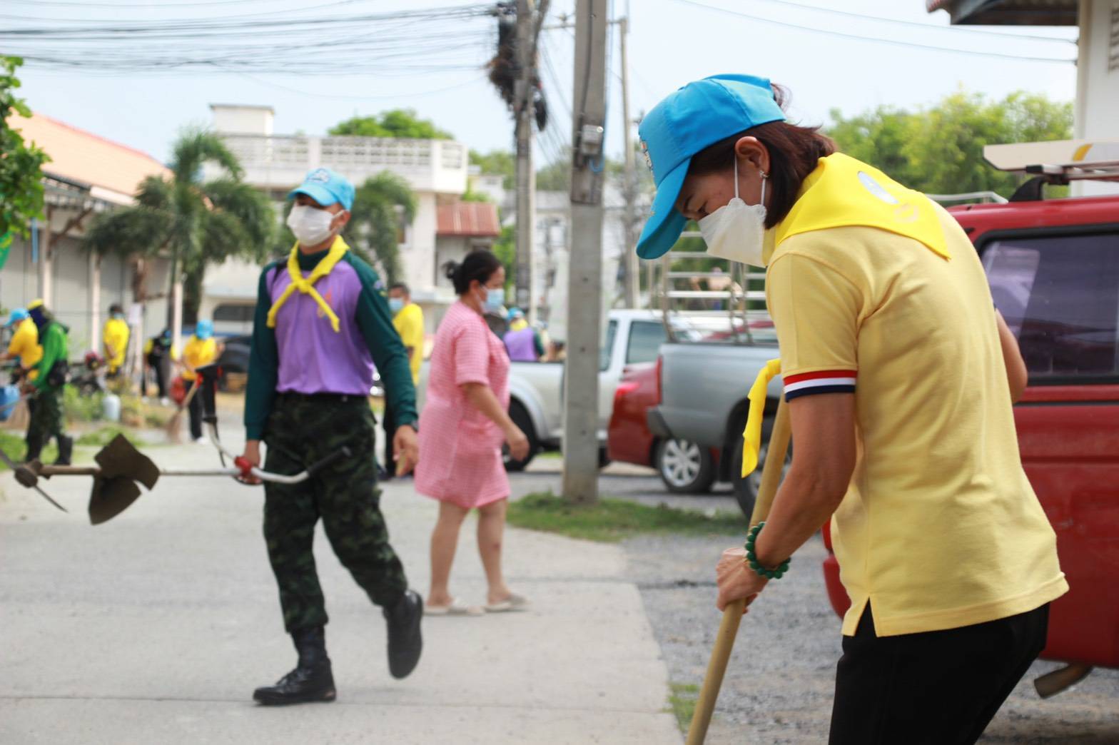   เทศบาลเมืองเขาสามยอด จัดกิจกรรมจิตอาสา ร่วมกับทหาร Big Cleaning 