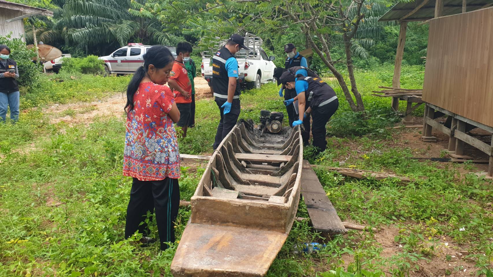 งานเข้า!ผู้การภาค 7 สั่งล่าคนร้ายเผาเรือคุณป้างมหอยบ้านท่าทุ่ง 