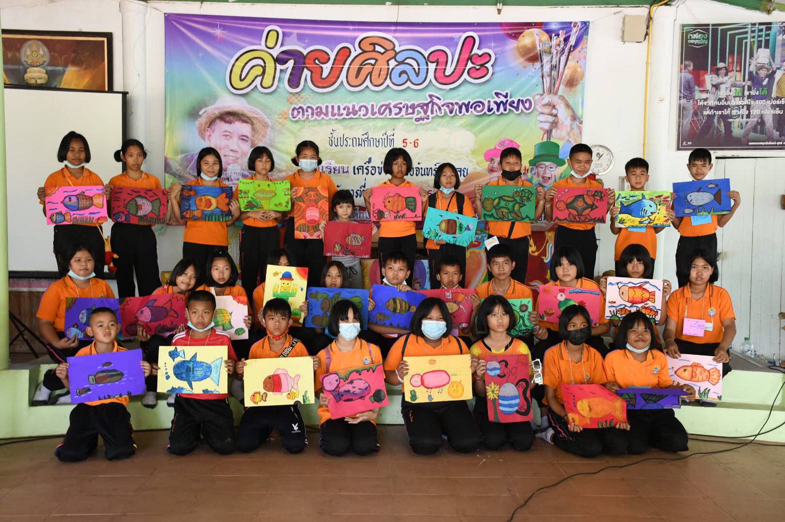 โรงเรียนเครือข่ายแก่งจันทร์ อ.ปากชม จ.เลย นำนักเรียนทัศนศึกษา  ศูนย์การเรียนรู้อันเนื่องมาจากพระราชดำริ อ.ท่าบ่อ จ.หนองคาย