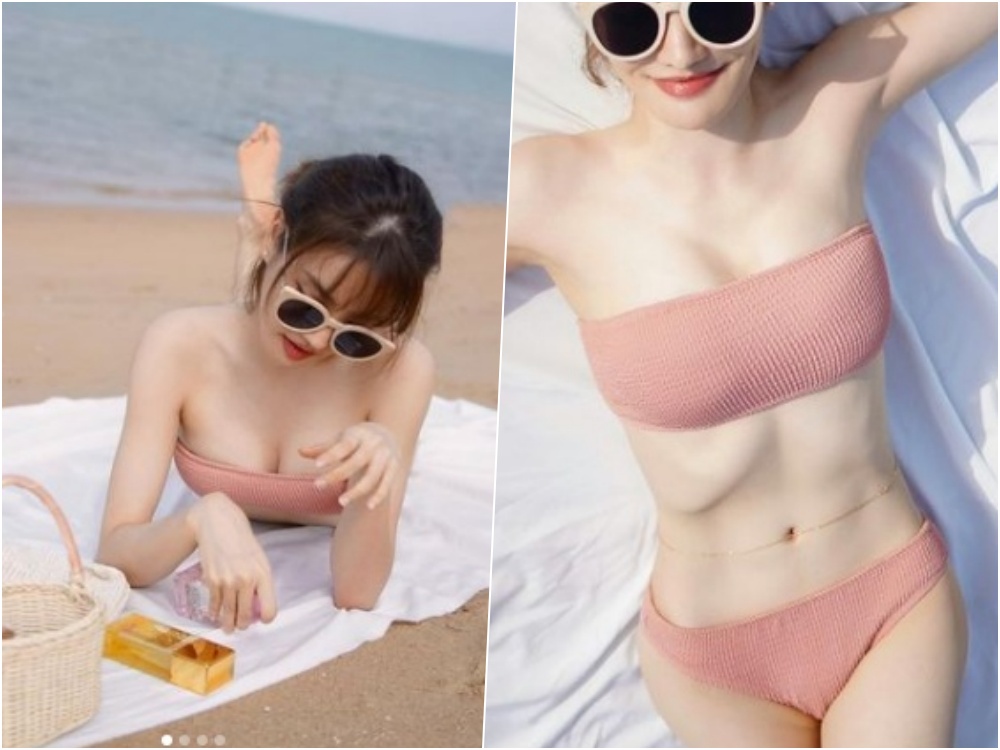 โอโม่กว่านี้มีอีกไหม! "แกรนด์ เดอะสตาร์" นอนอาบแดด อวดผิวออร่า