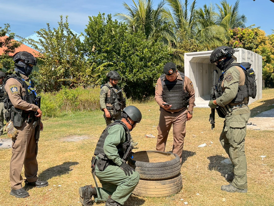 “ผบ.ตร.”สั่ง EOD สแกนชายแดนสระแก้ว คืนพื้นที่ปลอดภัย เตรียมรับประชาชนกลับบ้าน