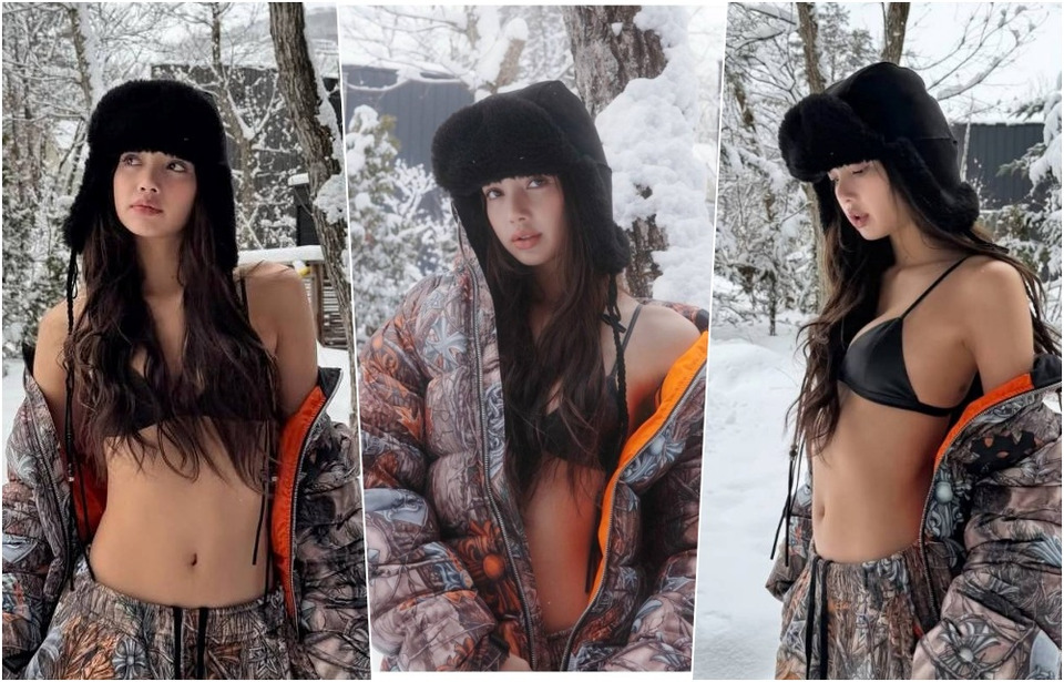 “ลิซ่า” BLACKPINK อวดลุคเซ็กซี่ท้าหิมะ แฟนคลับฮือฮา ยอดไลก์ทะลุแสนในพริบตา