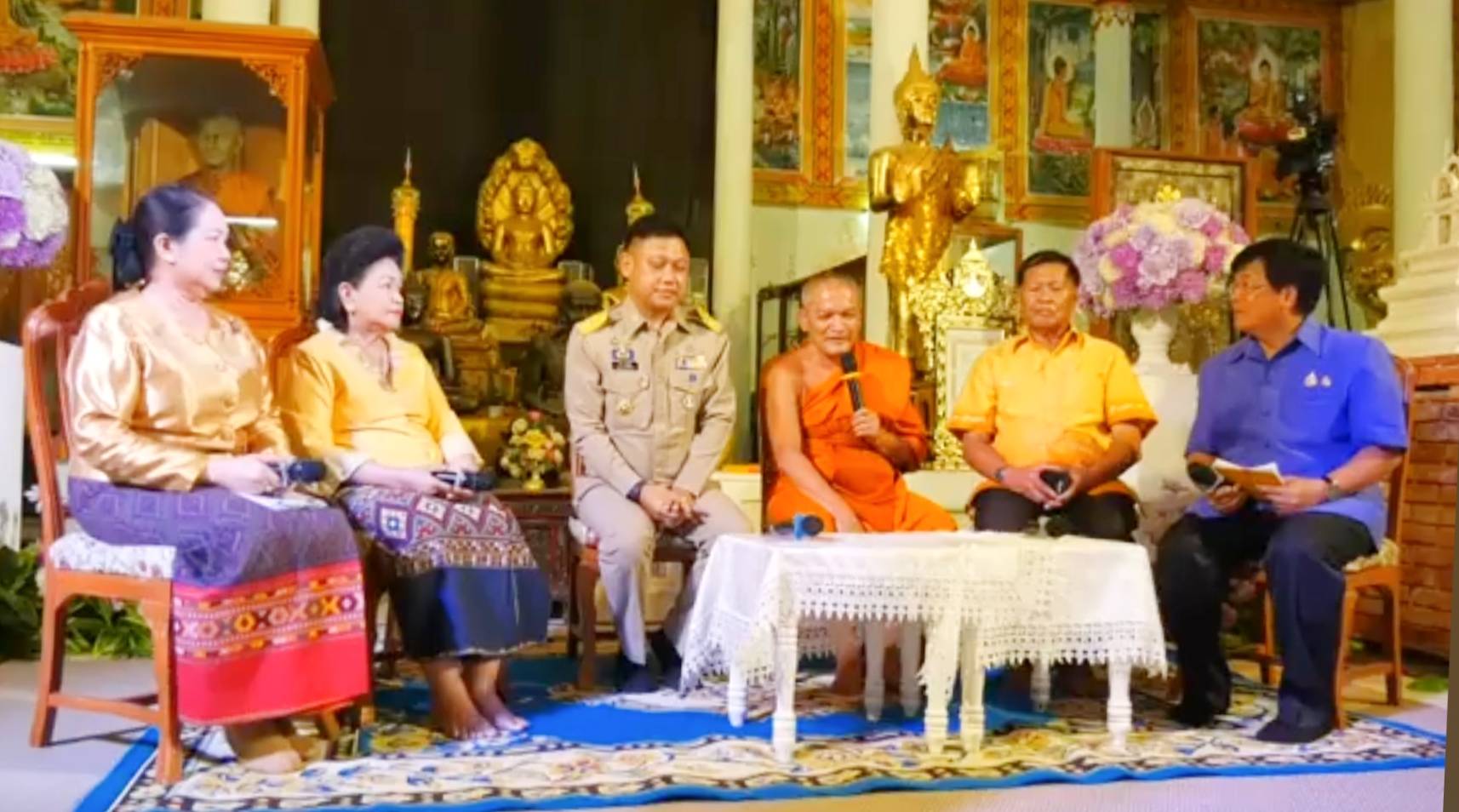 จังหวัดชัยนาท แถลงข่าวการจัดงานเล่าขานตำนาน พระบรมธาตุ สืบสานประเพณีห่มผ้าพระธาตุ วัดพระบรมธาตุ วรวิหาร