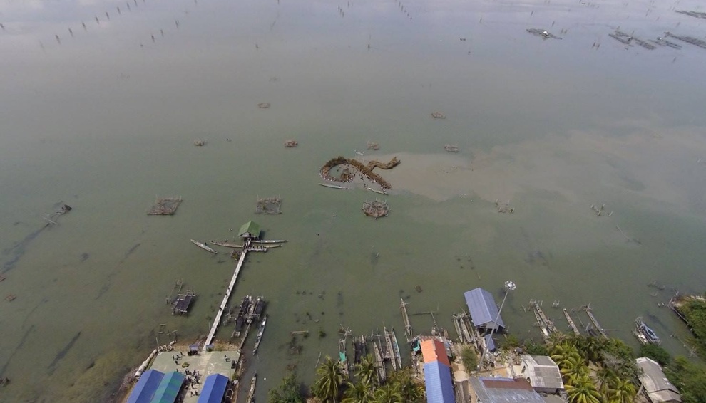 มรภ.สงขลา ‘ทำดีเพื่อพ่อ’ สร้างบ้านปลาอนุรักษ์สัตว์น้ำคู่ทะเล