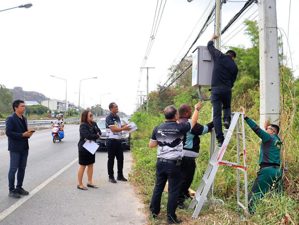 หัวหินยกระดับสมาร์ทซิตี้! ติด CCTV-เสา SOS ทั่วเมือง รับมือเหตุฉุกเฉินและฝุ่น PM2.5