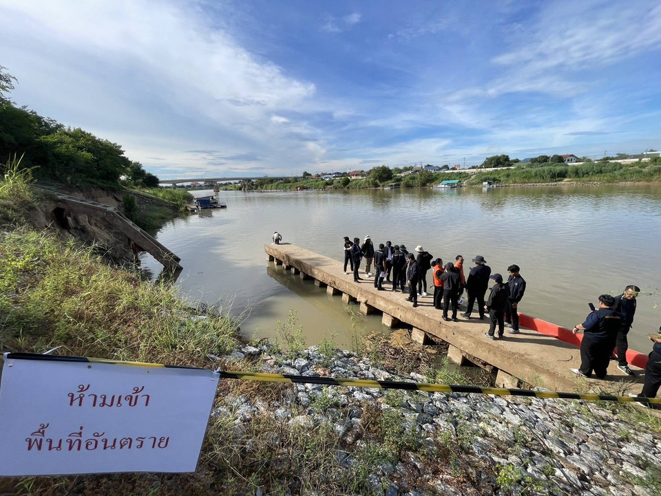 อธิบดีกรมโยธาฯ สั่งด่วน! ส่งทีมสำรวจซ่อมเขื่อนหน้าวัดไชยสงคราม ก่อนน้ำหลาก 