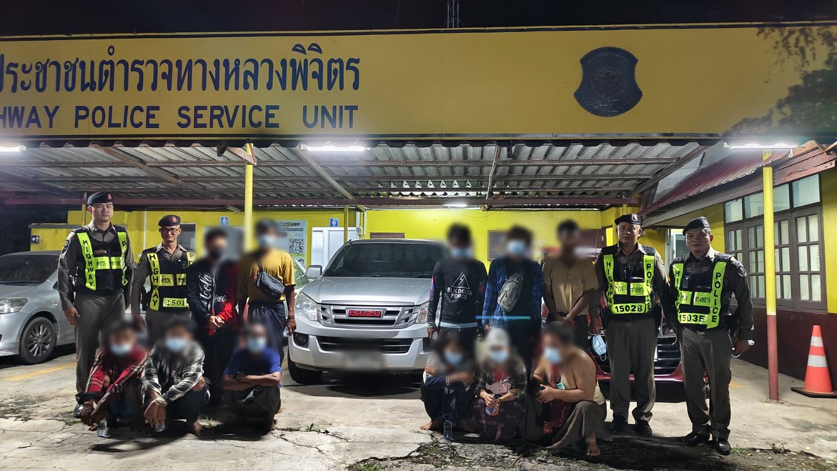 ตร.ทางหลวงเพชรบูรณ์ จับขบวนการขนแรงงานต่างด้าวหลบหนีเข้าเมืองผิดกฎหมาย
