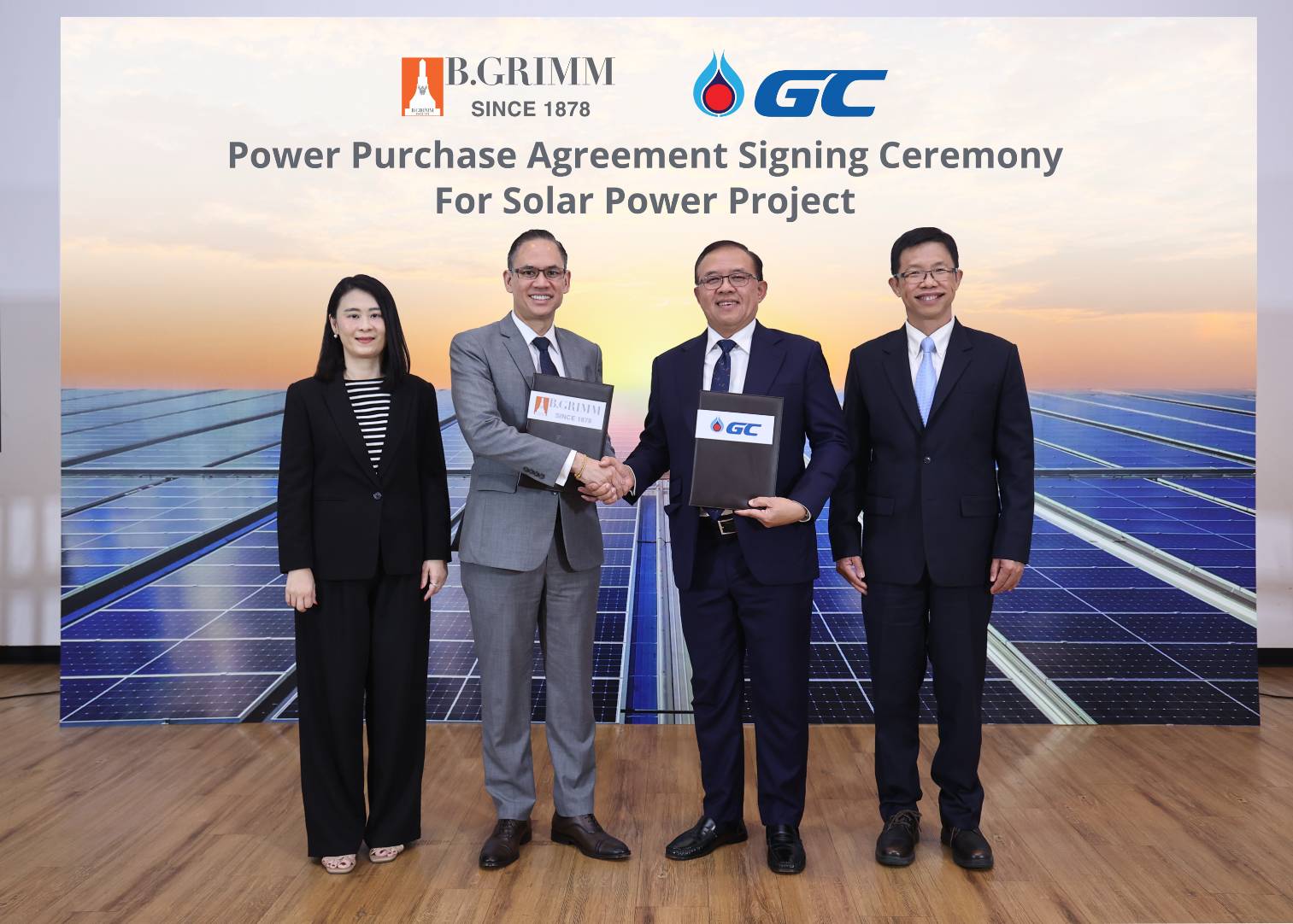 B.GRIMM POWER SMART SOLUTION ผนึก GC เดินหน้า Solar Power 8 เมกะวัตต์ ร่วมเปลี่ยนผ่านพลังงานมุ่งสู่ Net Zero