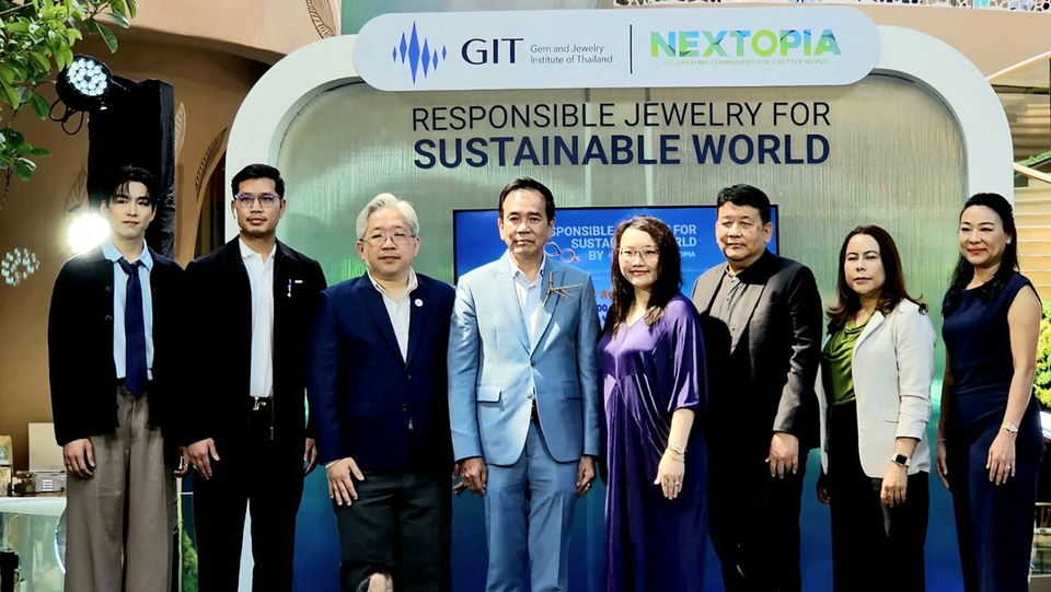 GIT ผนึก NEXTOPIA เปิดงาน “Responsible Jewelry” ดันไทยสู่ฮับอัญมณีโลกอย่างยั่งยืน