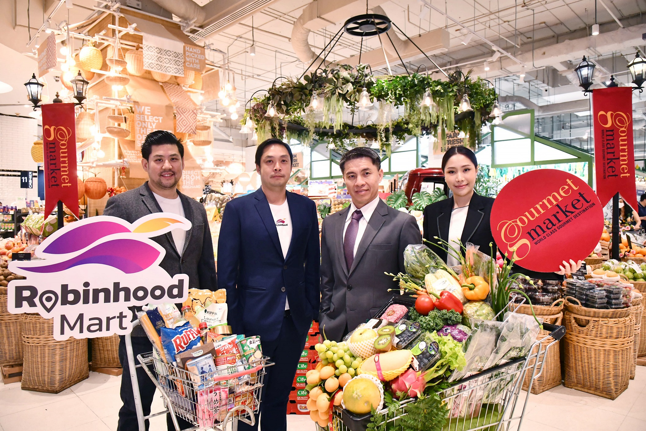 Robinhood ควงแขน Gourmet Market ยกขบวนสินค้าคุณภาพจากซูเปอร์มาร์เก็ตระดับพรีเมียมขึ้นบน Robinhood Mart